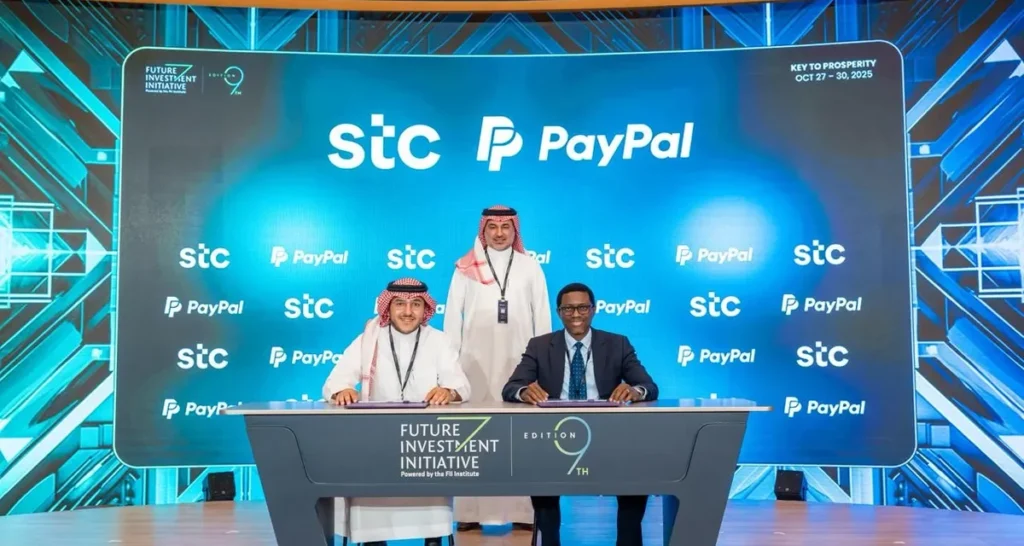 مجموعة stc وشركة PayPal توقّعان مذكرة تفاهم لتعزيز الابتكار في حلول المدفوعات الرقمية بالشرق الأوسط