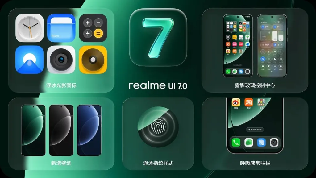 الكشف عن Realme UI 7.0 بتصميم Light Glass ودعم أجهزة آيفون وApple Watch