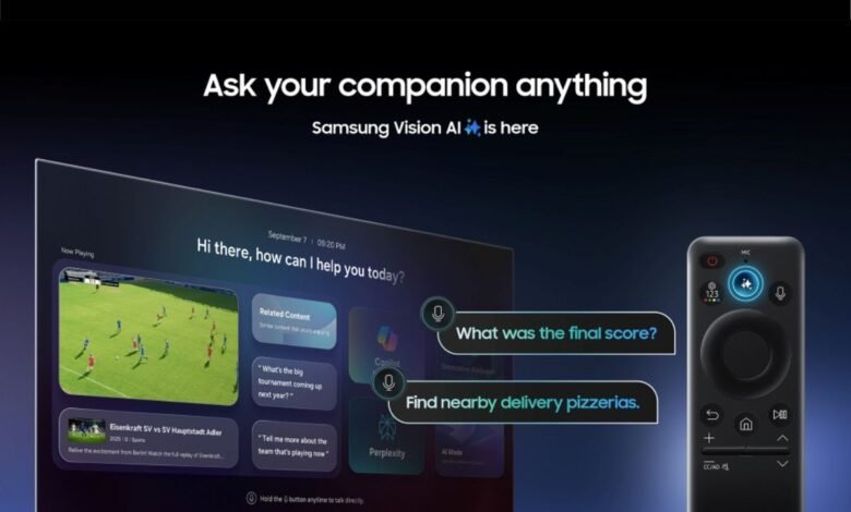 سامسونج تطرح Vision AI Companion.. منصة ذكاء اصطناعي لأجهزة التلفاز المنزلية