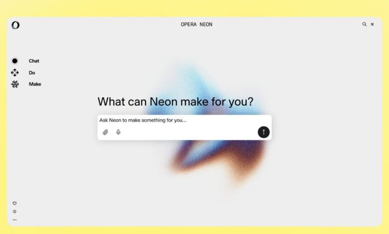 أوبرا تُطلق متصفح الذكاء الاصطناعي Neon رسميًا