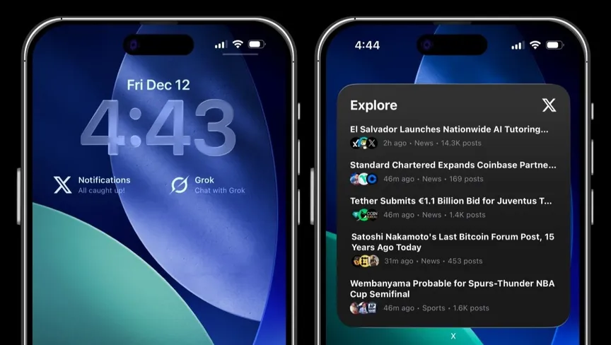 إكس تتيح “Widgets” على آيفون .. بعد الكشف عنها في 2020