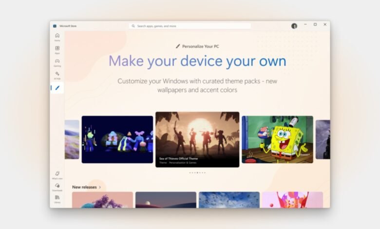 مايكروسوفت تطرح قسم جديد للسِمات في متجر ويندوز 11