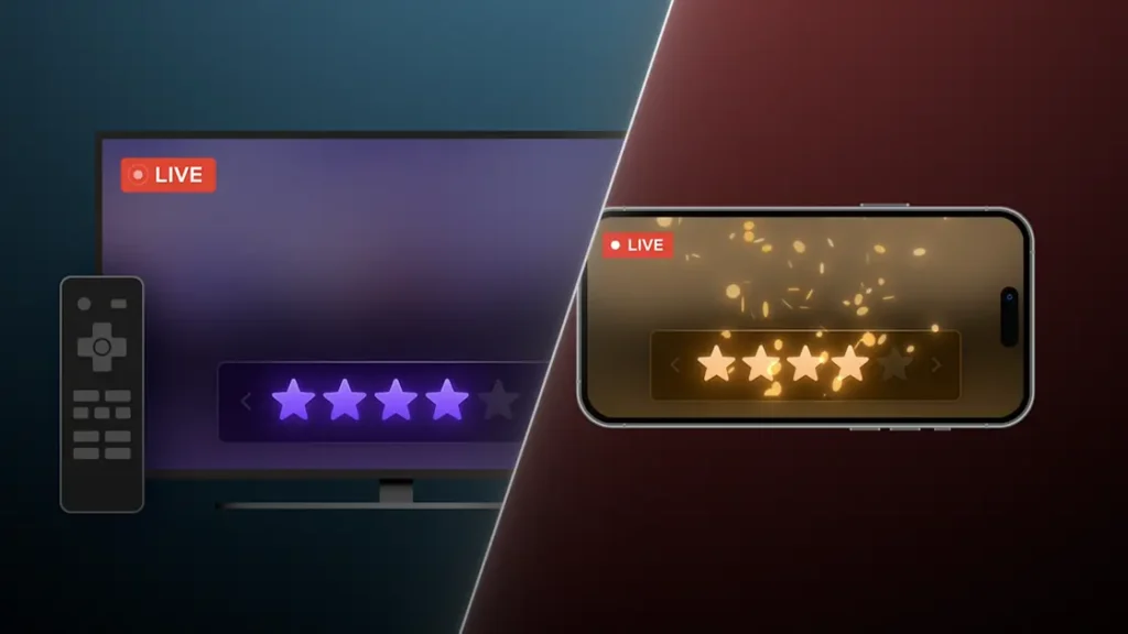 نتفليكس تطلق ميزة التصويت للمحتوى المباشر