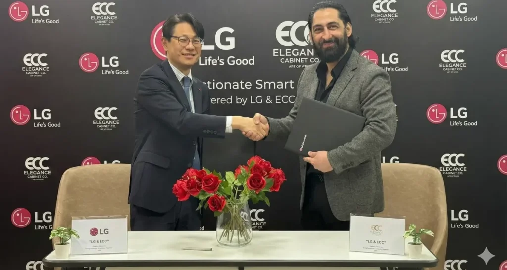 إل جي إلكترونيكس وإيليغانس كابينت تبرمان شراكة لتطوير المنازل الذكية في المملكة