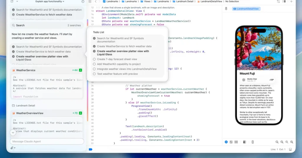 أبل تطلق Xcode 26.3 بدعم البرمجة الوكيلية