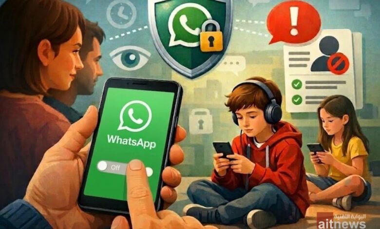 واتساب للأطفال يطلق حسابات لمن هم دون 13 عامًا تحت إشراف الوالدين