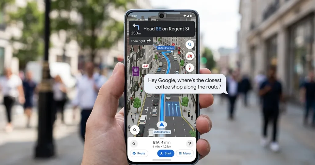 Google Maps تطرح Ask Maps والملاحة الغامرة بدعم من Gemini