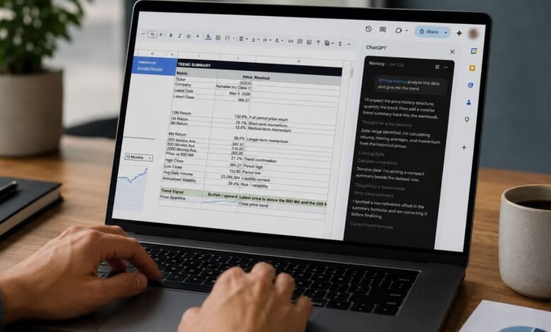 OpenAI تُطلق ChatGPT داخل Excel و Google Sheets لكافة المستخدمين