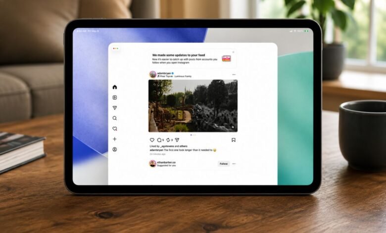 ميتا تعيد تصميم تطبيق إنستجرام في آيباد بعد انتقادات المستخدمين