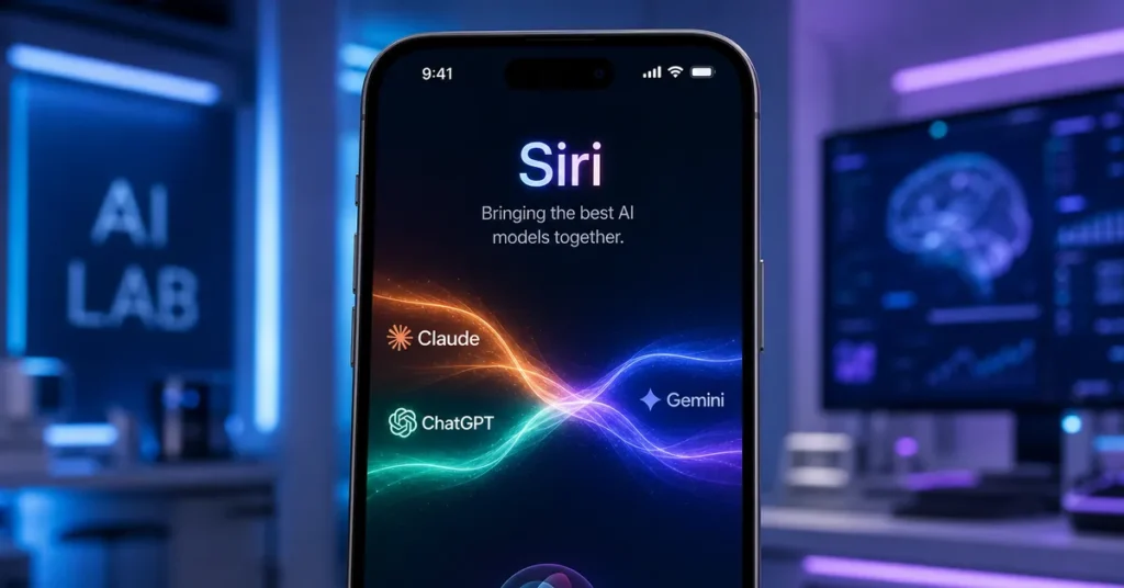 Apple تفتح Siri لنماذج Claude وChatGPT وGemini في تحديث iOS 27