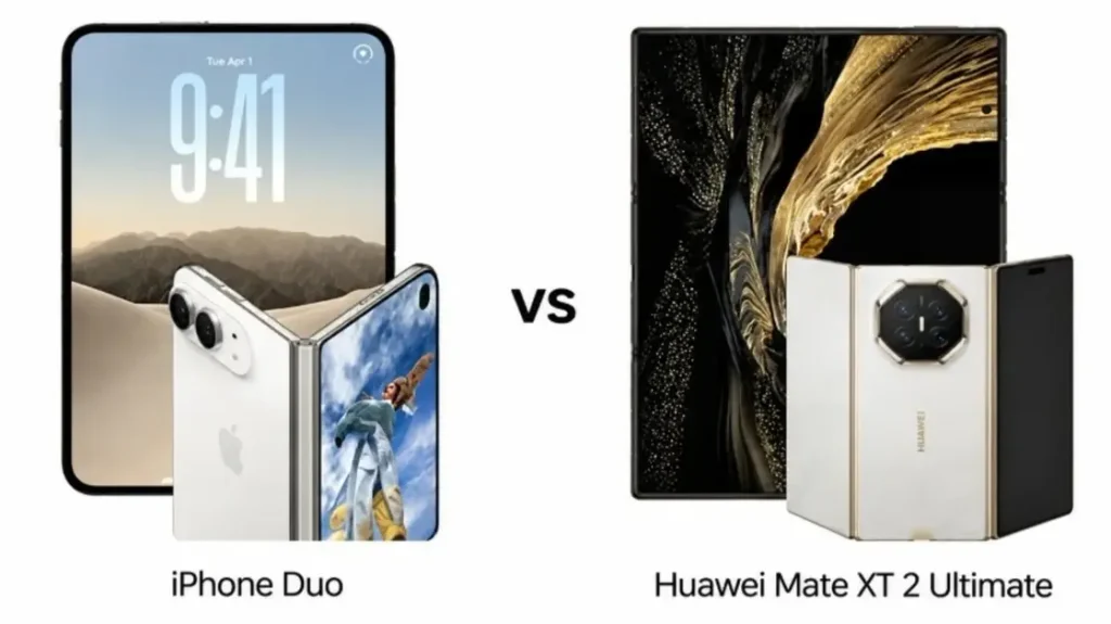 آيفون ديو أم Huawei Mate XT 2 Ultimate؟.. مقارنة بين “أبل” و”هواوي”